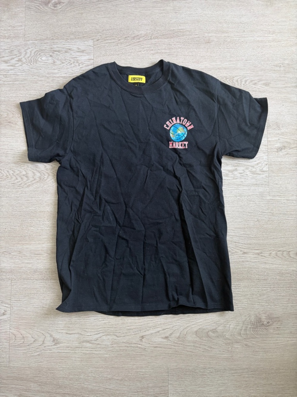 Chinatown Market Black Short-Sleeve Logo Tee